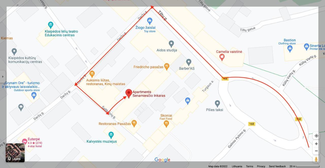 Apartment Senamiescio Inkaras Klaipeda Luaran gambar